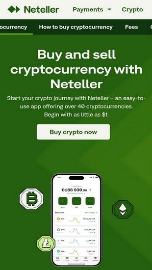 Neteller og kryptovalutaer