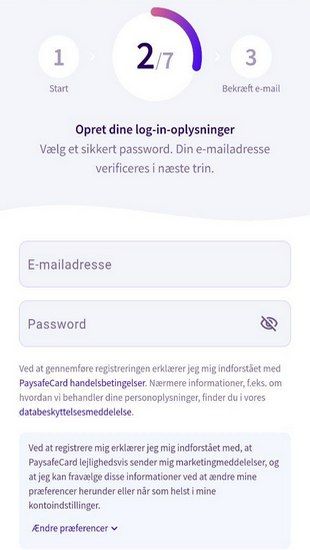 Indbetalinger med PaysafeCard - 3