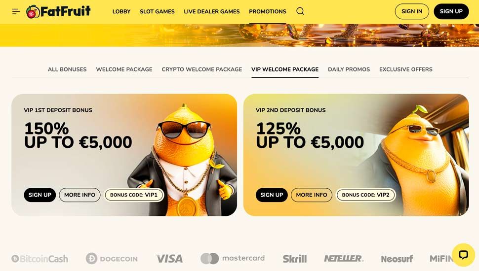 VIP Velkomstpakke fatfruit
