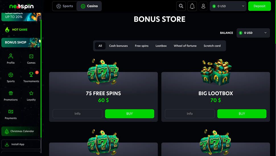 Shop neospin
