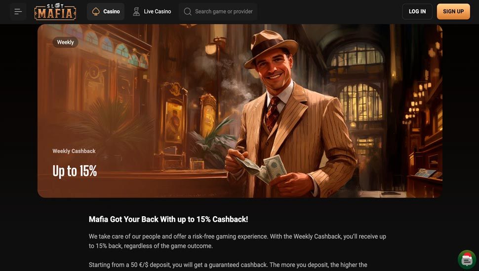 Ugentlig cashback