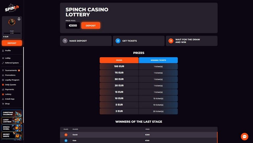 Spinch Lotteri