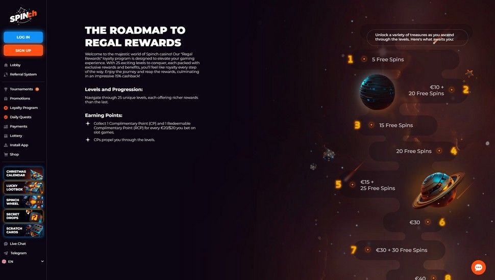 Spinch VIP Program