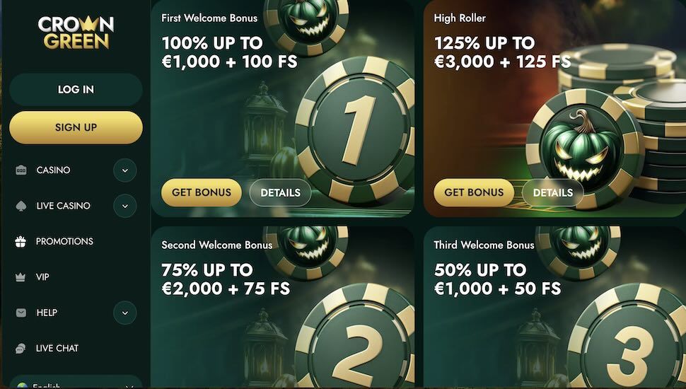 Crowngreen Casino Bonusser