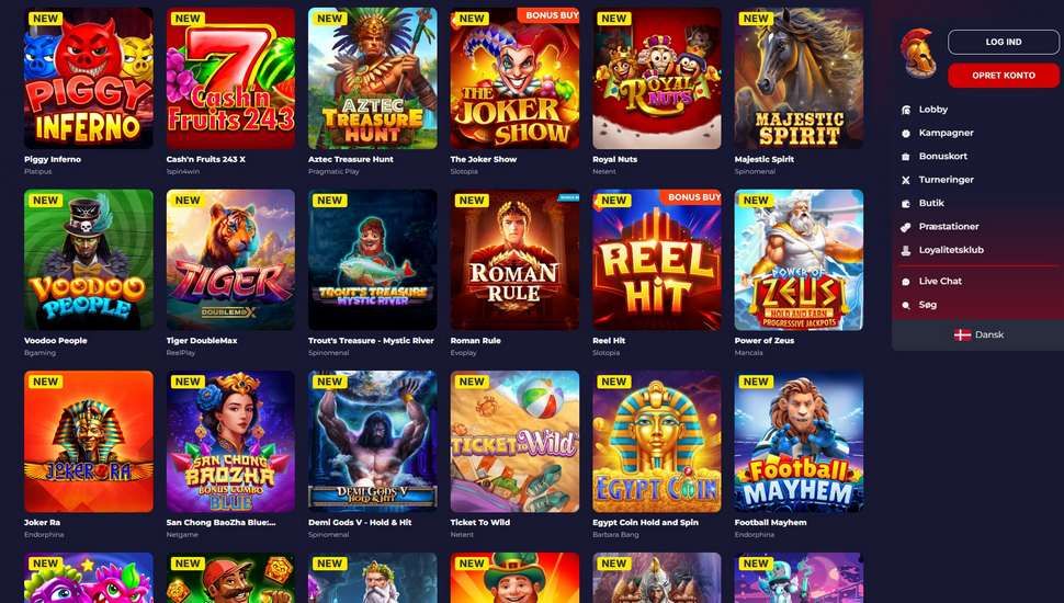 Slota casino spil