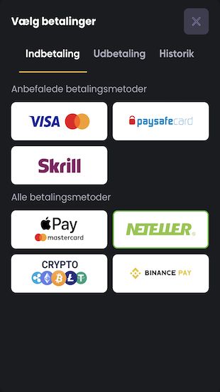 Betalingsmetode