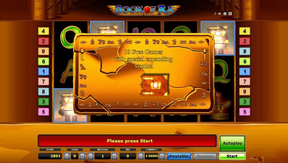 Book of Ra slot Gratis spins