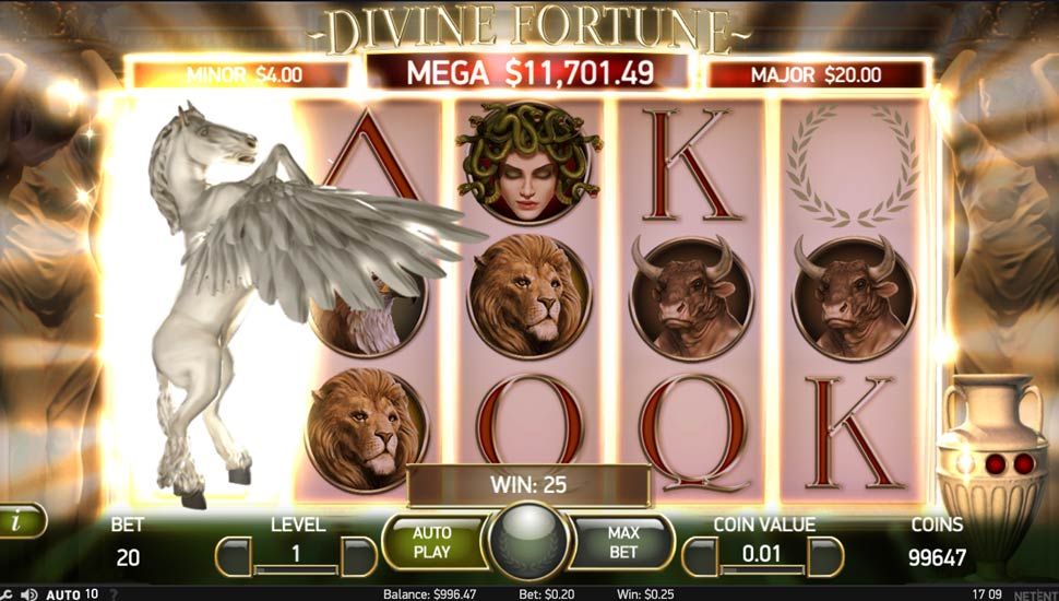 Divine Fortunes bonus