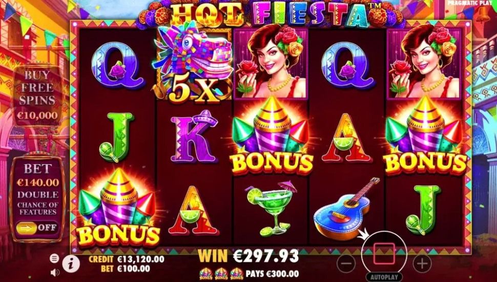 Hot Fiesta Bonusfunktioner