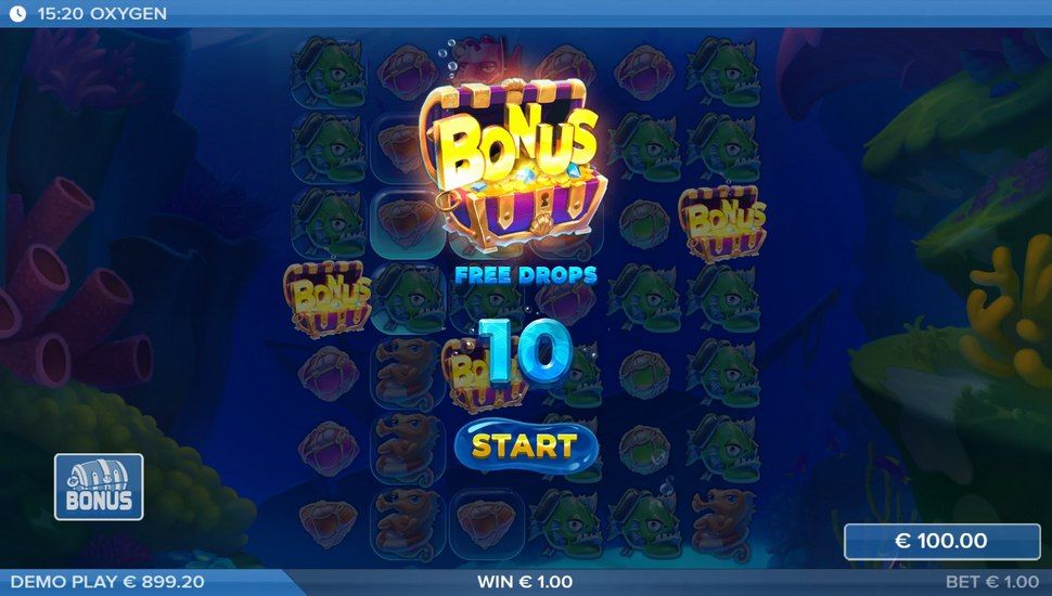 Oxygen slot bonus